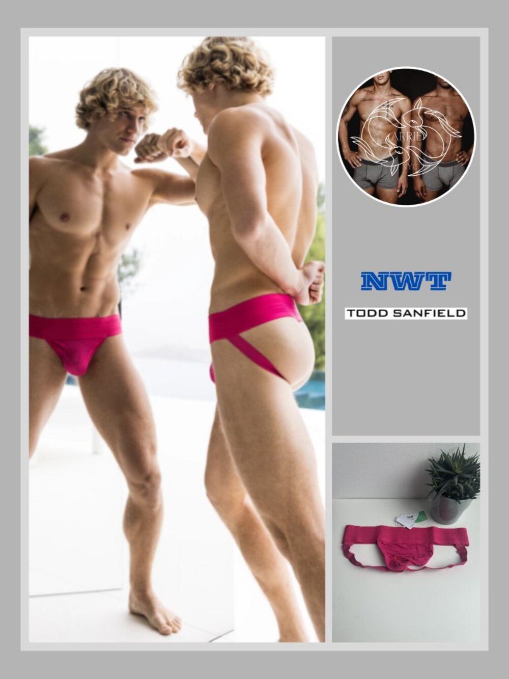 Todd Sanfield - Classic Jock - Hibiscus Pink (L)